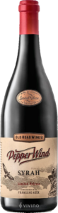 Old Road Wine Pepper Wind Syrah N.V.