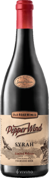 Old Road Wine Pepper Wind Syrah