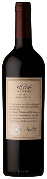 Escorihuela Gascón 1884 Reservado Malbec