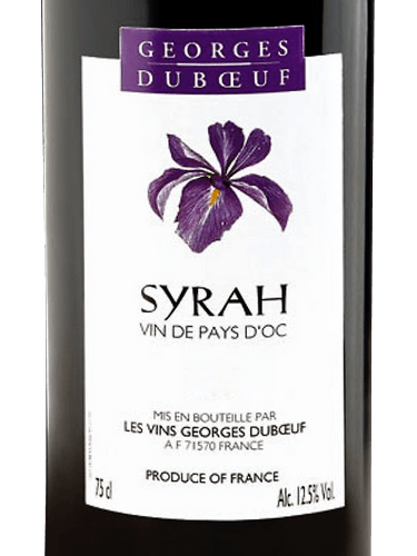 Georges Duboeuf Syrah | Vivino France