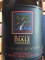 Robert Biale Vineyards Thomann Station Petite Sirah