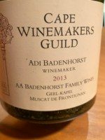 Badenhorst Cape Winemakers Guild Muscat de Frontignan