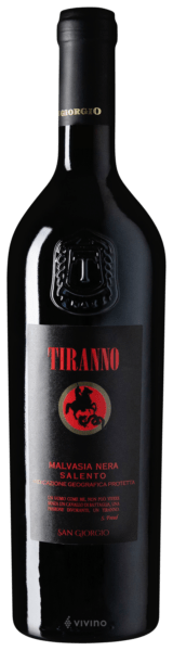 Tinazzi Cantine San Giorgio Tiranno Malvasia Nera