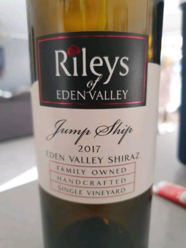 2017 Rileys of Eden Valley Jump Ship Shiraz | Vivino US
