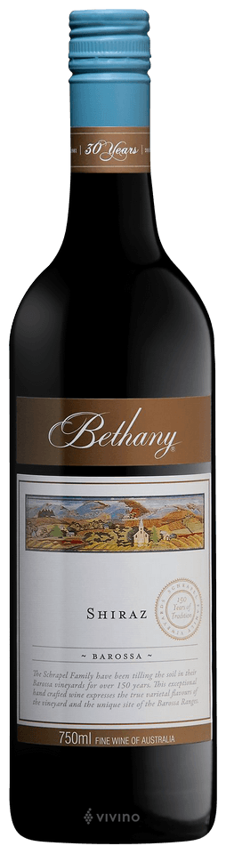 Bethany Shiraz | Vivino English