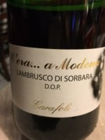 Carafoli C'era a Modena Lambrusco di Sorbara
