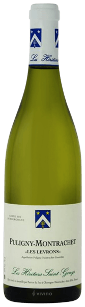 Les Héritiers Saint-Genys Puligny-Montrachet 'Les Levrons'