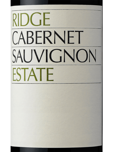 2007 Ridge Vineyards Estate Cabernet Sauvignon | Vivino