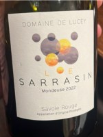 Domaine de Lucey Le Sarrasin Mondeuse