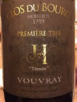 Domaine Huet Vouvray Clos du Bourg Moelleux Première Trie 'Témoin'