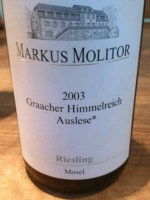 Markus Molitor Graacher Himmelreich Riesling Auslese*