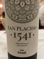 Gangi San Placido 1541 Nero d'Avola