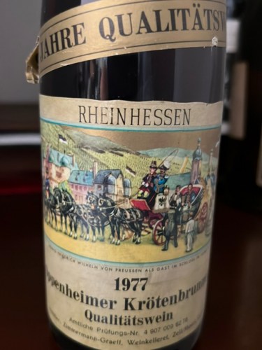 Zimmermann Graeff & Müller Oppenheimer Krötenbrunnen Vivino 日本