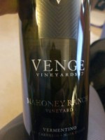 Venge Vineyards Mahoney Ranch Vineyard Vermentino