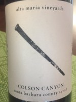 Alta Maria Colson Canyon Syrah
