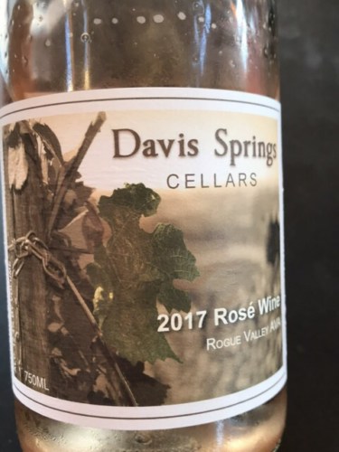 Davis Springs Cellars Rosé | Vivino English
