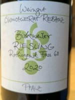 Ökonomierat Rebholz Birkweiler Riesling Rotliegend Fass 68 Trocken