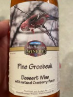 White Mountain Winery Pine Grosbeak Dessert