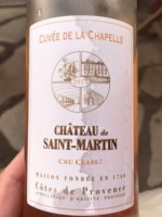 Château de Saint Martin Cuvée de la Chapelle Cru Classé Rosé