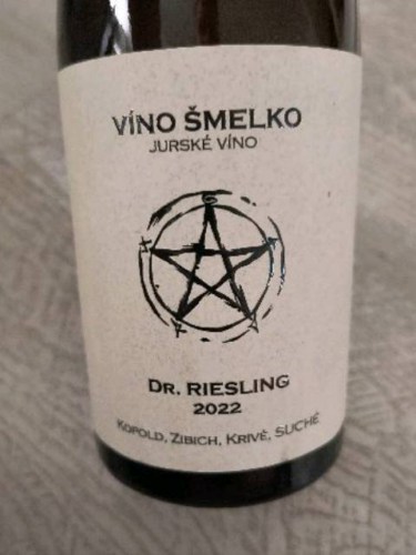 Víno Šmelko DR. Riesling | Vivino US