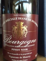 Vignerons de Mancey Cuvée Spéciale Diane de Dulphey Bourgogne Pinot Noir