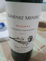 Gimenez Mendez Estate Collection Reserva Cabernet Sauvignon