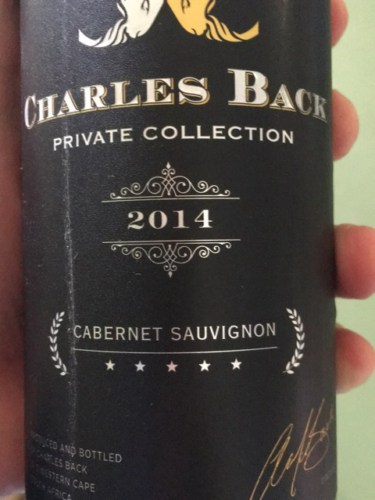 Charles Back Private Collection Cabernet Sauvignon | Vivino US