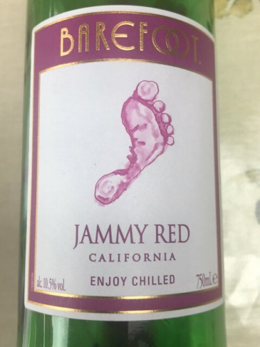 Barefoot Jammy Red Wine Info