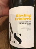 Hechtsheim Meddersheimer Paradiesgarten Riesling Feinherb