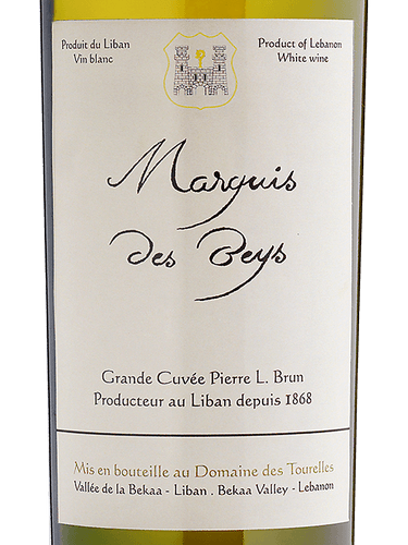 2014 Domaine des Tourelles Marquis des Beys Blanc Vivino US