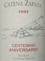 Catena Zapata Centesimo Aniversario