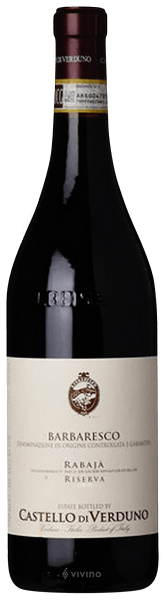 Castello di Verduno Barbaresco Rabaja Riserva