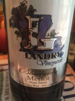 Landry Vineyards Blueberry Merlot Semi Sweet