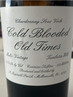 The Marigny Cold Blooded Old Times Chardonnay Sous Voile
