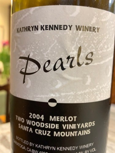Kathryn Kennedy Winery Pearls Two Woodside Vineyard Merlot | Vivino US