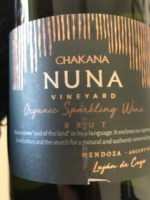 Chakana Nuna Vineyard Organic Sparkling Brut