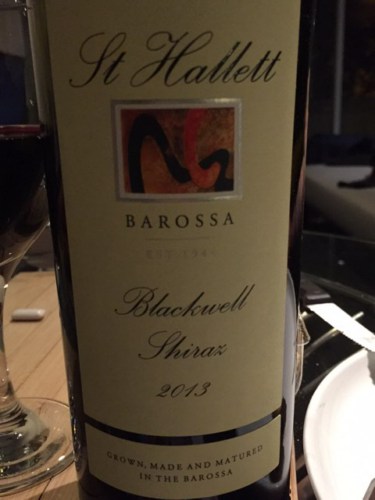 St hallett single vineyard shiraz 2013