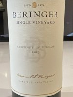 Beringer Borrow Pit Vineyard Cabernet Sauvignon