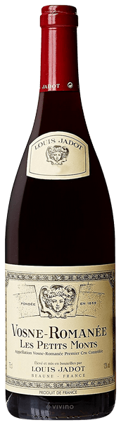ルイ・ジャド ヴォーヌ・ロマネ 2015 750ml 2015 Louis Jadot Vosne-Romanée 1er Cru 'Les Petits Monts