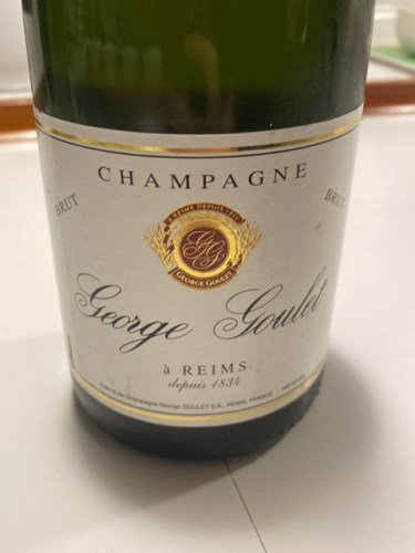 Seau à champagne ou à magnum champagne George Goulet en métal Made in France Années 1970 - France