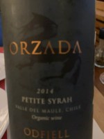 Odfjell Orzada Petite Syrah Organic