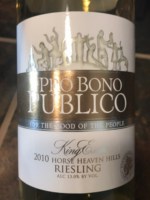 King Estate Pro Bono Publico Riesling