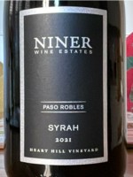 Niner Heart Hill Vineyard Estate Syrah