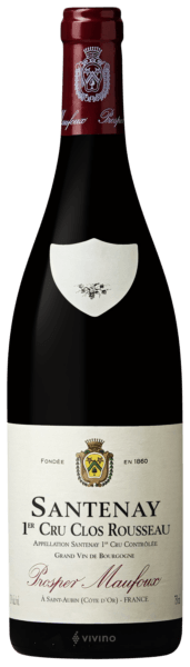 Prosper Maufoux Santenay 1er Cru 'Clos Rousseau'