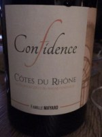 Vignobles Mayard Confidence Côtes du Rhône