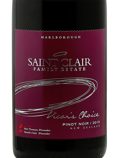 Saint Clair Family Estate Vicar's Choice Pinot Noir | Vivino English