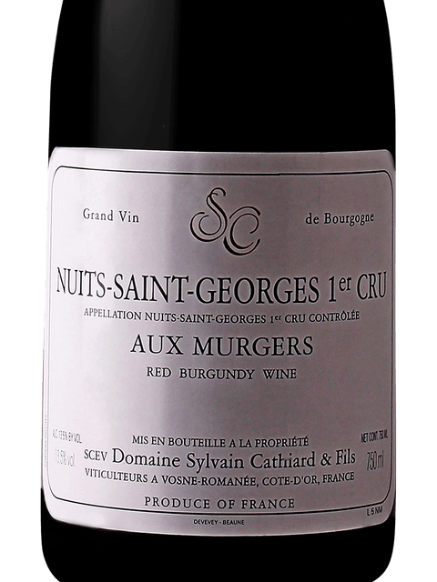 Domaine Sylvain Cathiard Nuits-Saint-Georges 1er Cru 'Aux Murgers