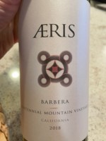 Rhys Vineyards Aeris Centennial Mountain Vineyard Barbera