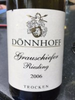 Dönnhoff Grauschiefer Riesling Trocken