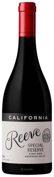 Reeve Special Reserve Pinot Noir